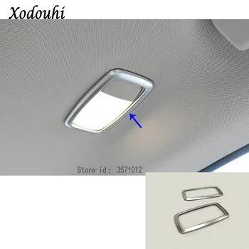 

For Nissan Murano 2015 2016 2017 2018 car body styling back rear tail read reading switch light lamp frame trim stick panel 2pcs
