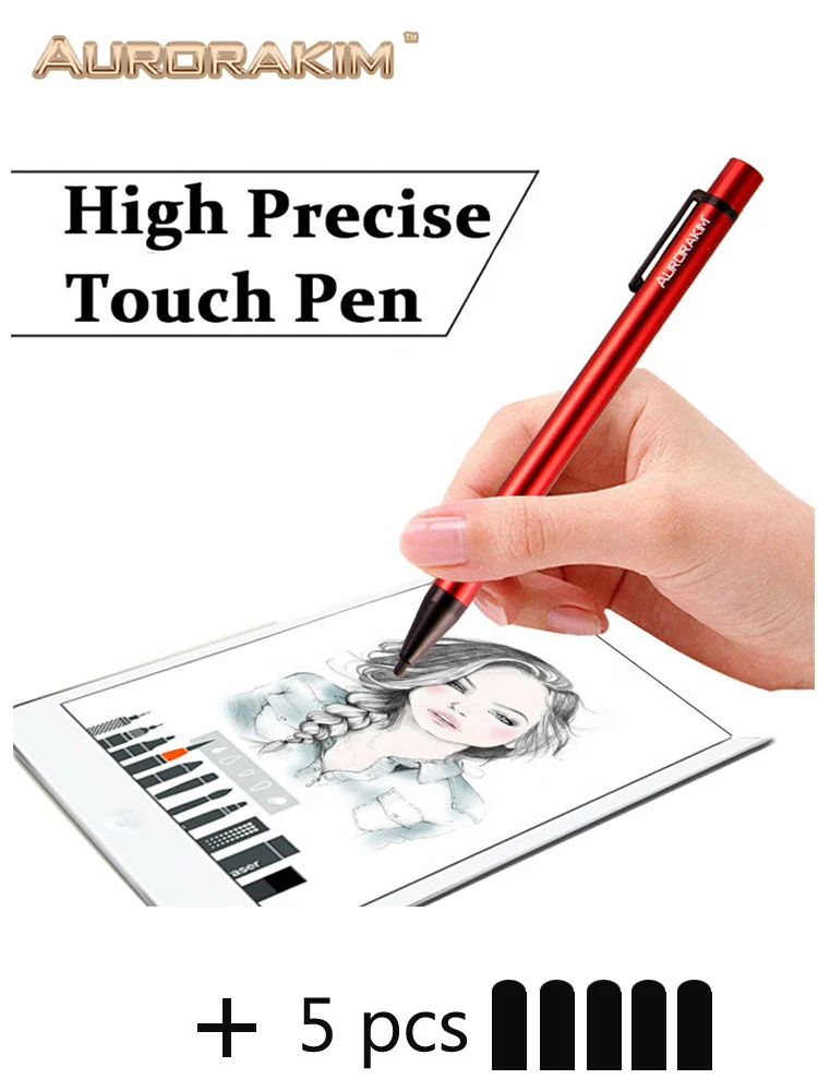 Goede Stylus tablet touch pen klassieke stylus pen voor xiaomi huawei iphone en tablet slim nib touch pen voor tekening geen nodig wifi