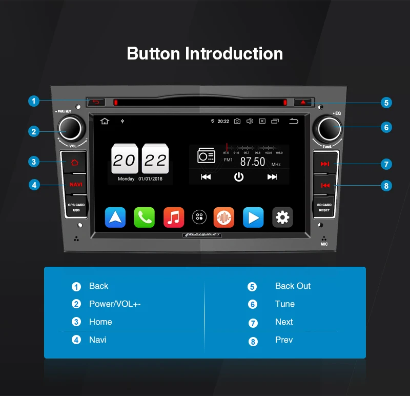 Sale Pumpkin 2 Din 7"Android 9.0 Car Audio Multimedia DVD Player For Opel/Corsa/Astra  GPS Navigation Wifi OBD2 DAB+FM Radio+Kamera 20