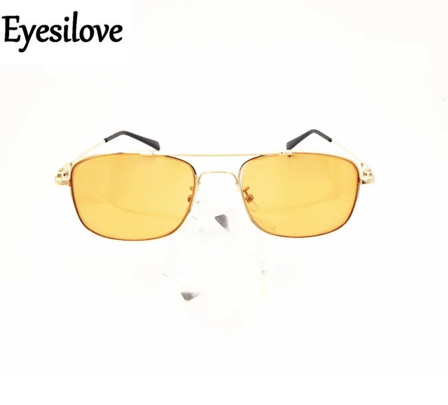 Eyesilove металлические очки для чтения мужские и женские солнцезащитные очки с большими рамами с линзы увеличивающие+ 100+ 150+ 200+ 250+ 300+ 350+ 400+ 600+ до