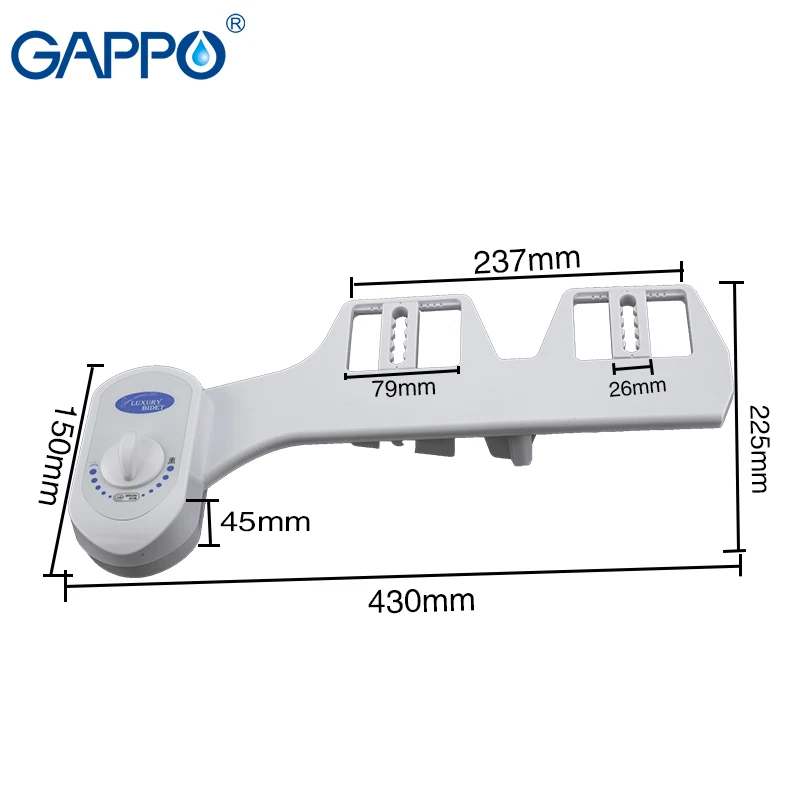 GAPPO Toilet Seats bidet heated toilet seat cover simple bidet seat Cleaning bathroom Buttock Washing toilet cover Y82534