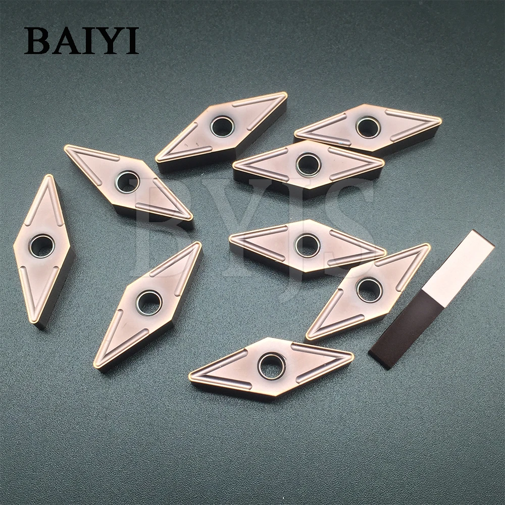10Pcs TNMG160404-MS LF6018 CNC Carbide turning inserts for stainless steel 