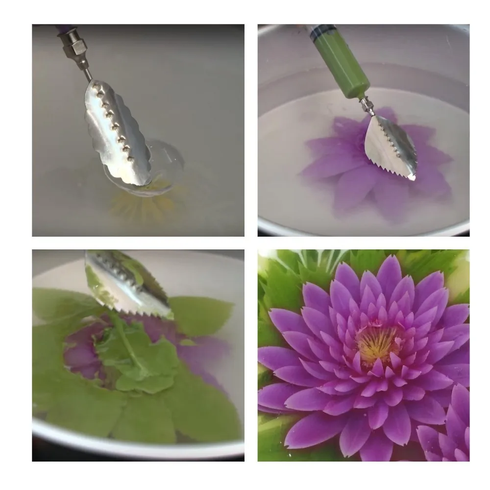 10PCS 3D Jelly Flower Art Tools russian tulip nozzles 3D Gelatine/ Jelly Art Tools Jello Gurbias