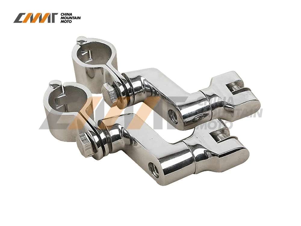 

Universal Motorcycle 30mm Front Foot Rest Pegs FootPegs Footrest Adjustable New