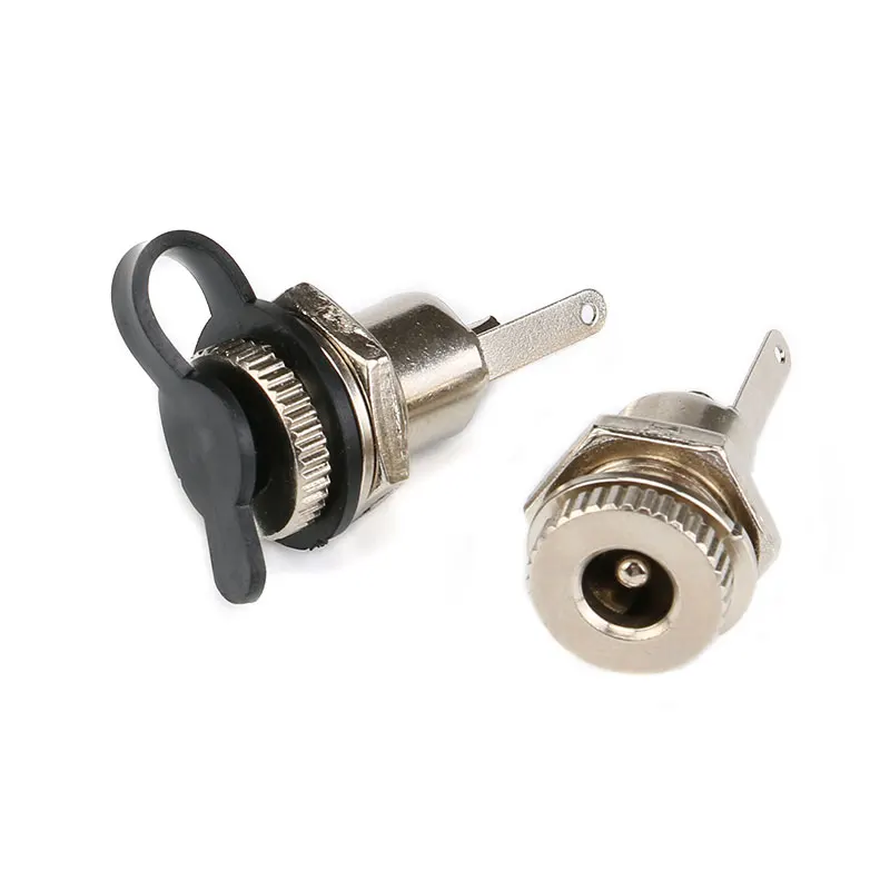 5PCSLOT DC099 5.5 x 2.1mm 5.5 x 2.5mm DC Power Jack Socket Female Panel Mount Connector DC-099 (1)