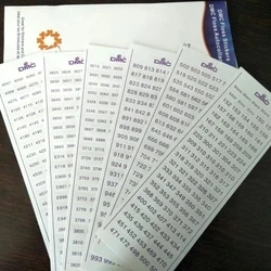 

NEW COMING New Sticker With Color Number Of DMC Thread Embroidery Cross Stitch Floss Thread Tool Accessory