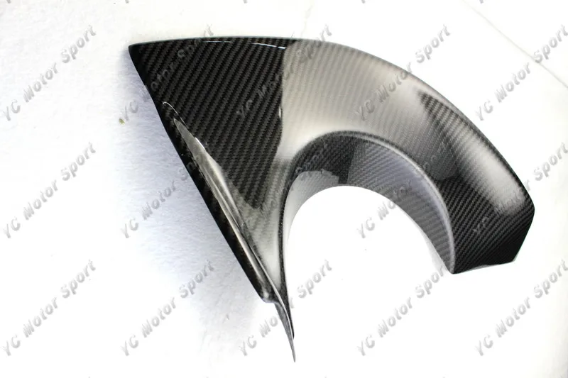 2006-2007 Mitsubishi Lancer Evolution 9  JDM Rear Bumper Varis Style Exhaust Heatshield CF (4)