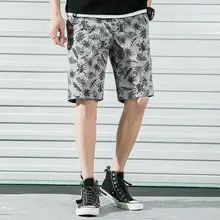 Летние Новые Гавайские шорты мужские повседневные модные пляжные шорты с принтом высокого качества большие размеры мужские комбинезоны шорты