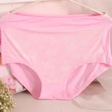 2015 New Lace Modal Sexy Briefs Women Plus Size 6XL 100kg Fat Tall waist jacquard Women’s Panties Mother Underwears