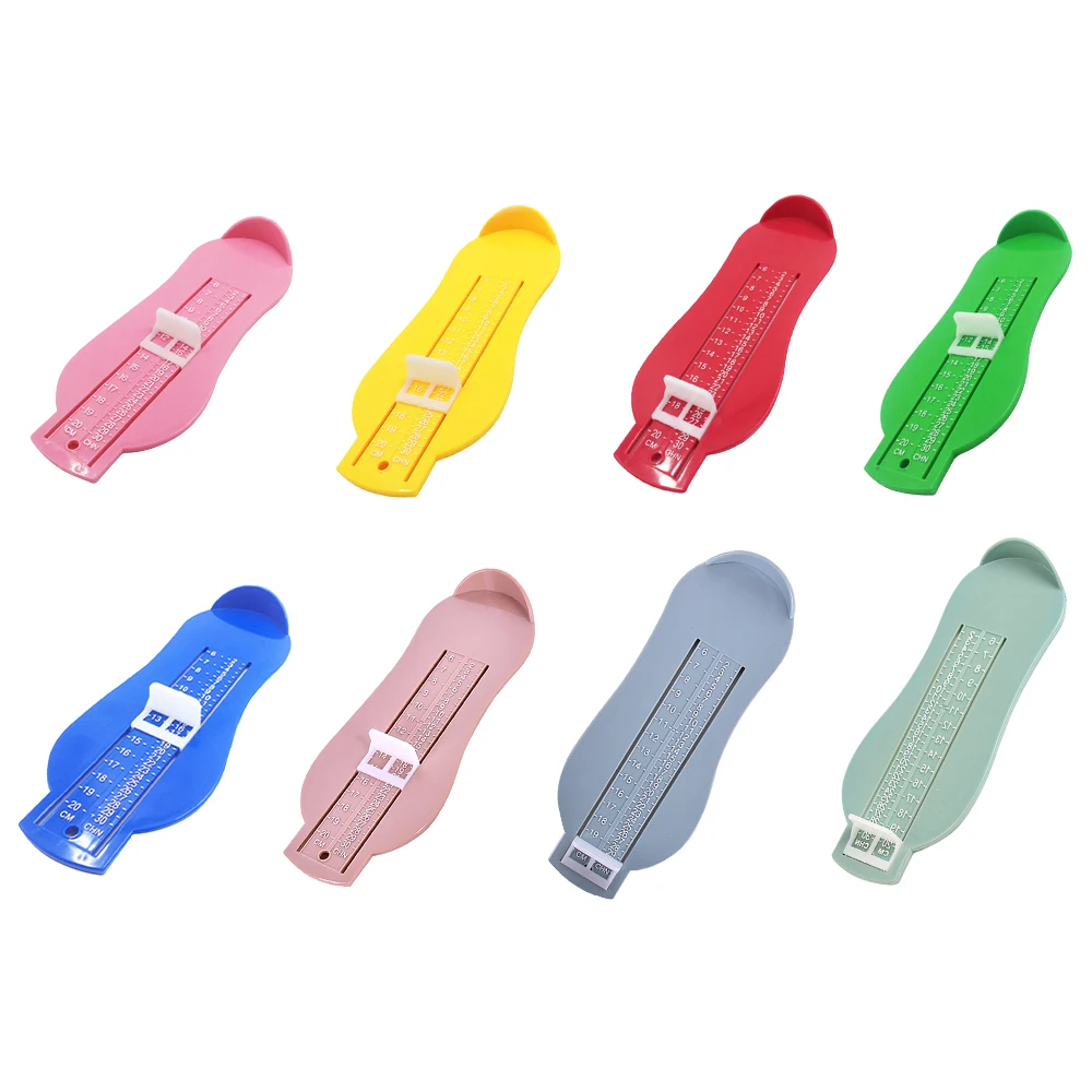 Детские измерительные приборы для ног игрушки Пластиковые Туфли размер измерительная гнездовая игрушка красочные туфли фитинги