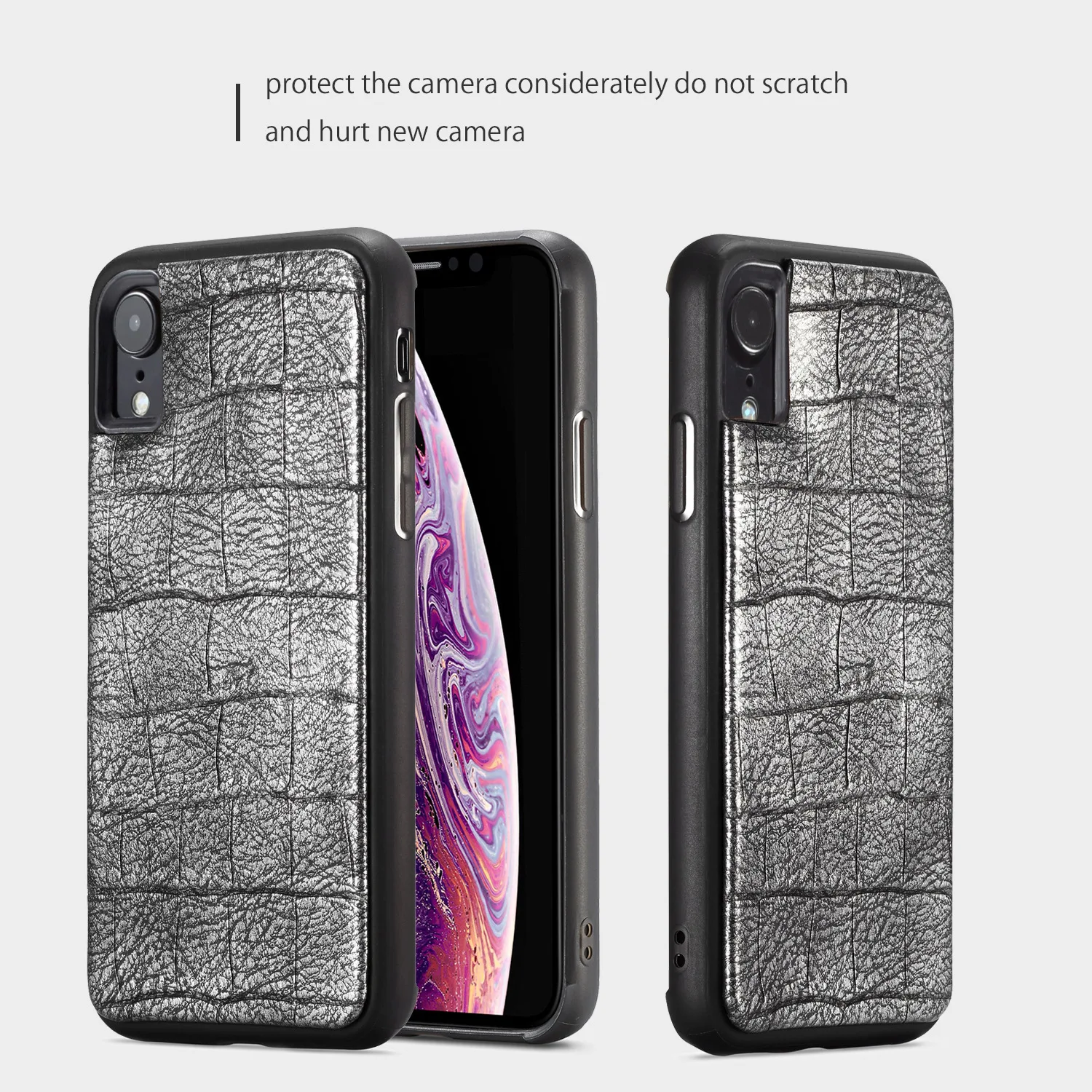 WHATIF для Iphone XR XS Max из натуральной кожи крокодила 2 в 1 чехол для Iphone 7 8 Plus X из натуральной кожи кошелек Fundas