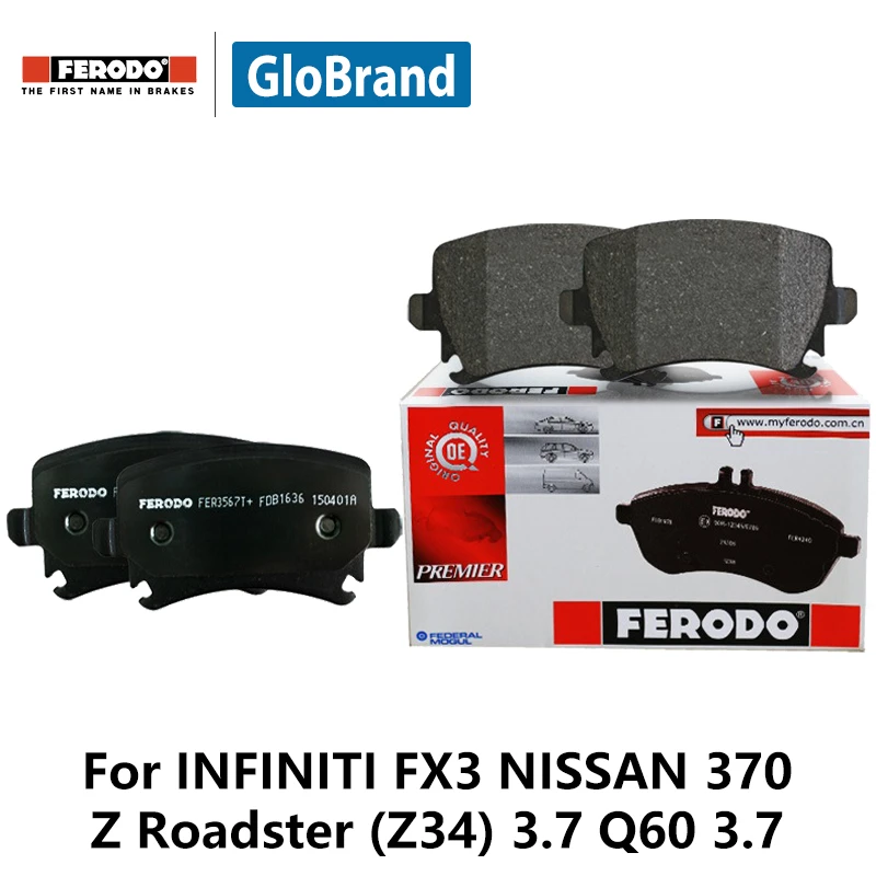 4pieces/set Ferodo Front Car Brake Pads For INFINITI FX3 NISSAN 370 Z