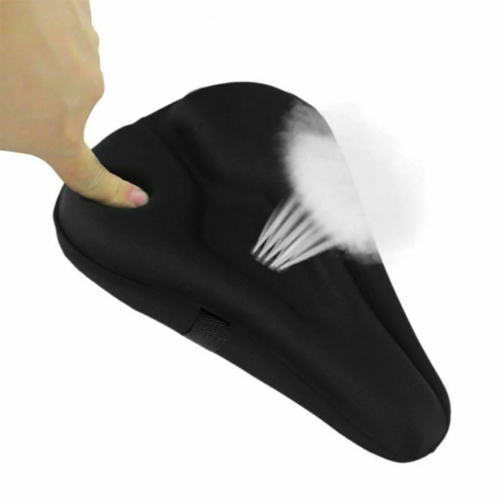 Bicycle Saddle Seat Mountain Bike Silicone Cover Cushion Non-slip Soft Pad Road | Спорт и развлечения