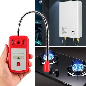 

Combustible Gas Detector Sniffer Propane Leak Sensor Methane Alarm with Sound Light Portable Gas Leak Location Determine Tester