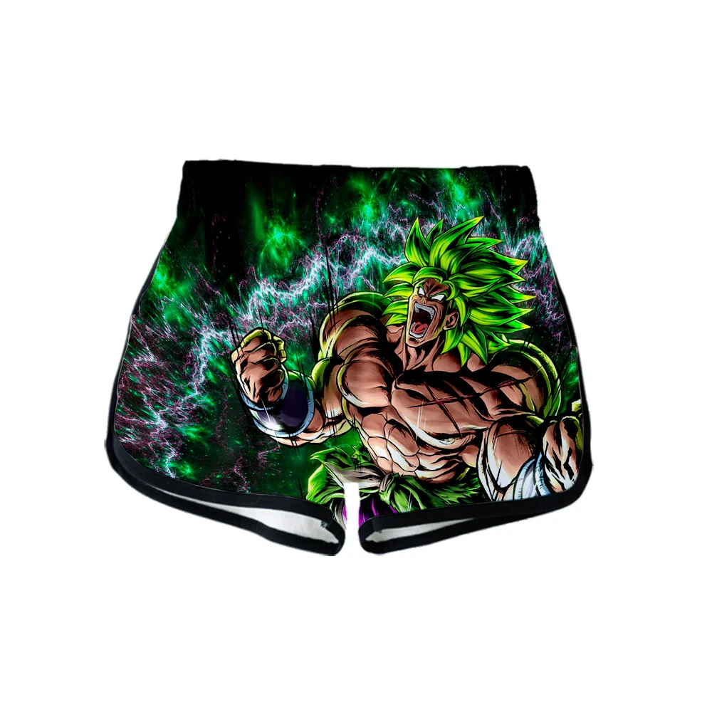 WEJNXIN Лето аниме мультфильм Гоку Вегета Saiyan 3D эластичный пояс шорты для женщин для Dragon Ball Супер Broly шорты дамы