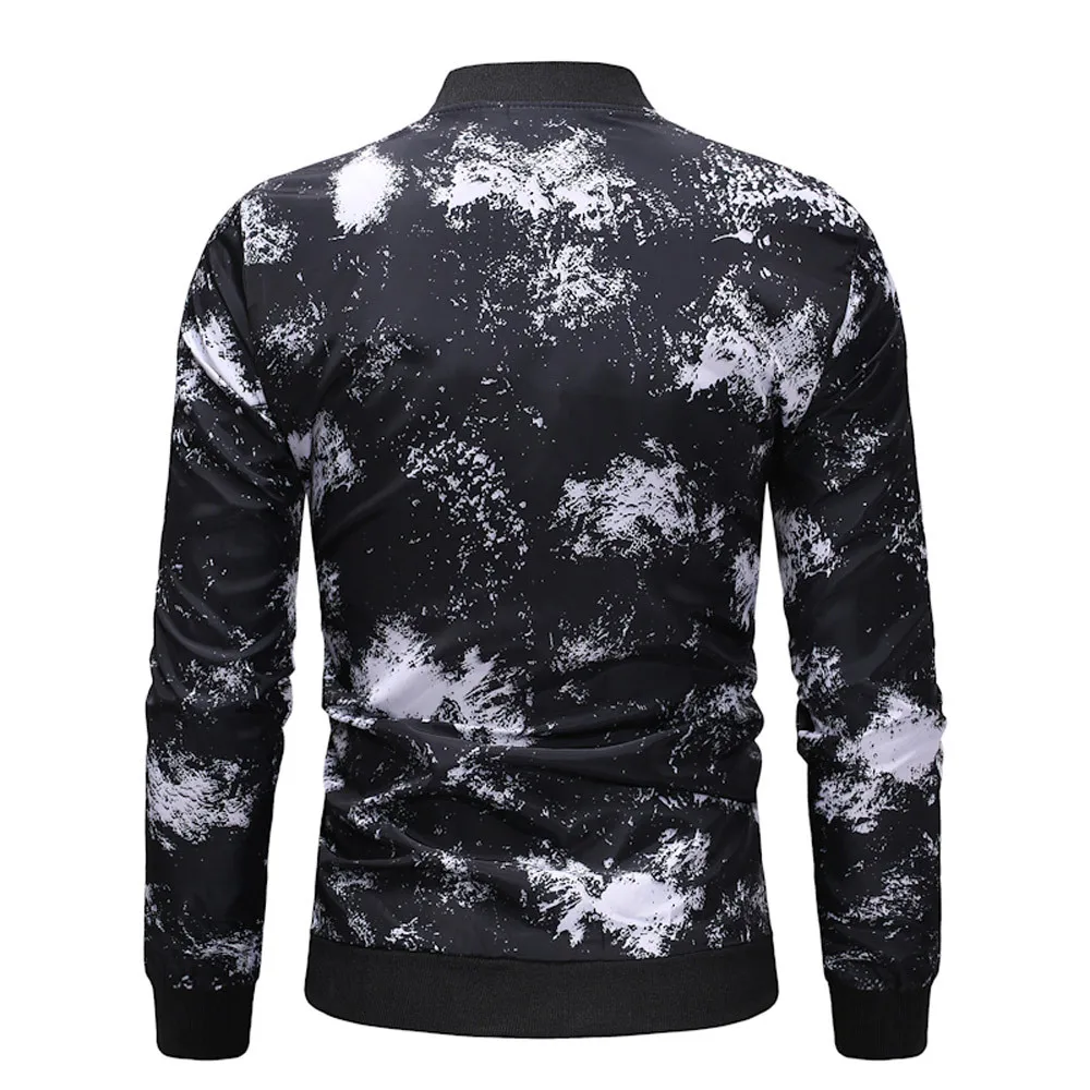 2018 New vetement femme Men's Man Casual Autumn Winter Outdoor Pocket Zipper Printed Sport Outdoor Blouse Coat jaqueta masculina 2018 New vetement femme Men's Man Casual Autumn Winter Outdoor Pocket Zipper Printed Sport Outdoor Blouse Coat jaqueta masculina