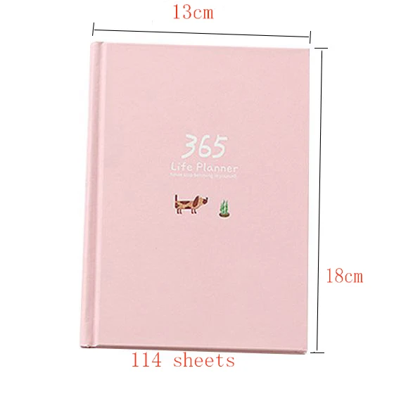 

Creative Year Plan Notebook 365 Days Inner Page Monthly Daily Planner Diary Notebook