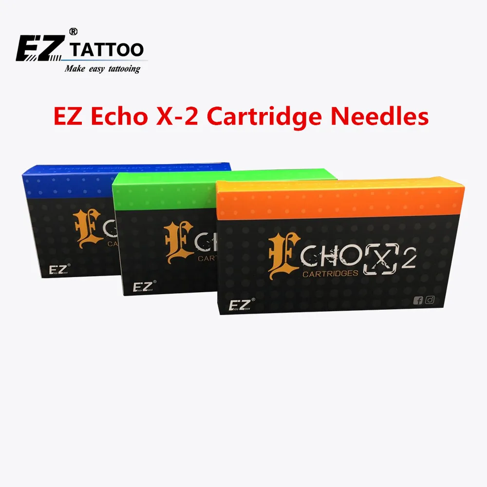 

100 PCS Assorted New Needle EZ ECHO X-2 Cartridges Tattoo Needles Kits for Rotary Tattoo Machine Tattoo Supply