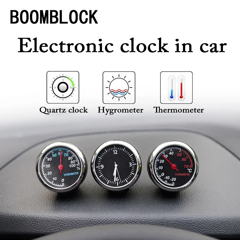 

Car Automobile Digital Clock Thermometer Hygrometer For Renault Megane 2 Captur VW Golf 4 5 7 6 MK4 Honda Civic Car Accessories