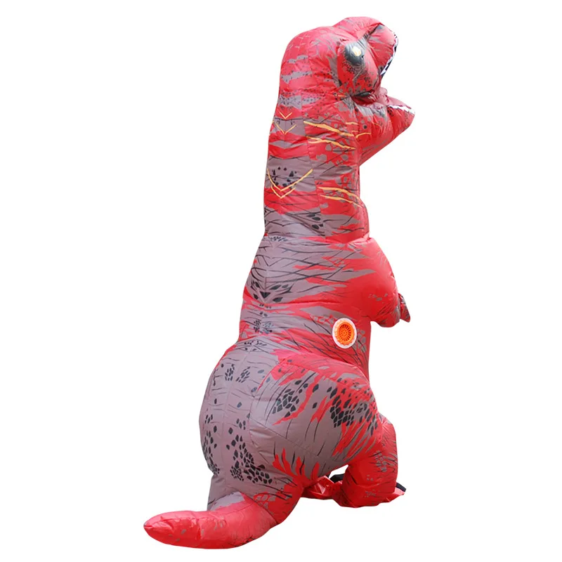 Надувные уличные игрушки T-Rex, 5 цветов, 180 см/220 см, гигантские, для взрослых и детей, костюмы для косплея динозавра, вечерние костюмы на Рождество и Хэллоуин