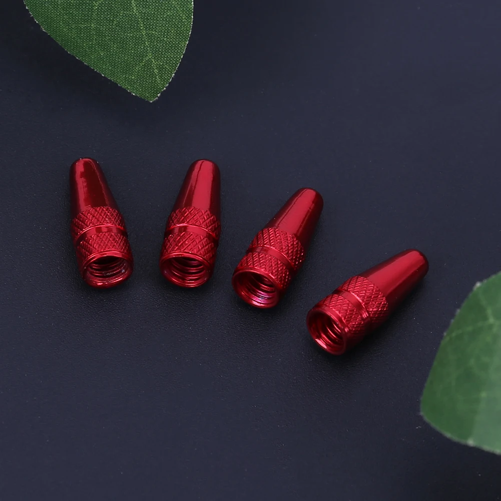 Clearance 5Pcs/set Bicycle Presta Aluminium Alloy Pressure Valve Caps Dust Covers for Road Mountain Fixed Gear Bike Valve Stem Caps 8