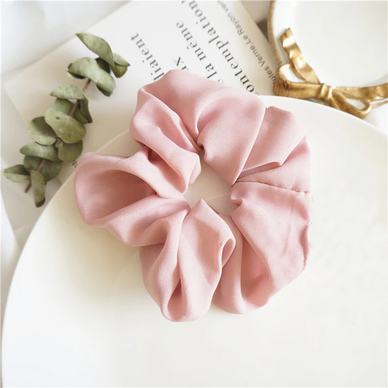 1 Pc Women Sweet Elastic Hair Ties Solid Color Hairbands Rings Rope Ponytail Holder Scrunchie Accessories Girls Headwear 2019 1 Pc Women Sweet Elastic Hair Ties Solid Color Hairbands Rings Rope Ponytail Holder Scrunchie Accessories Girls Headwear 2019