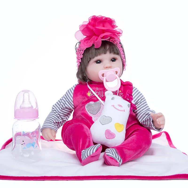 Принцесса Анна 18in прекрасная кукла reborn младенцев силиконовые baby куклы