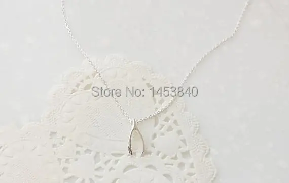 Ожерелье Wishbone колье с подвеской 12 шт./лот|necklace lot|necklace and earring setnecklace bib |