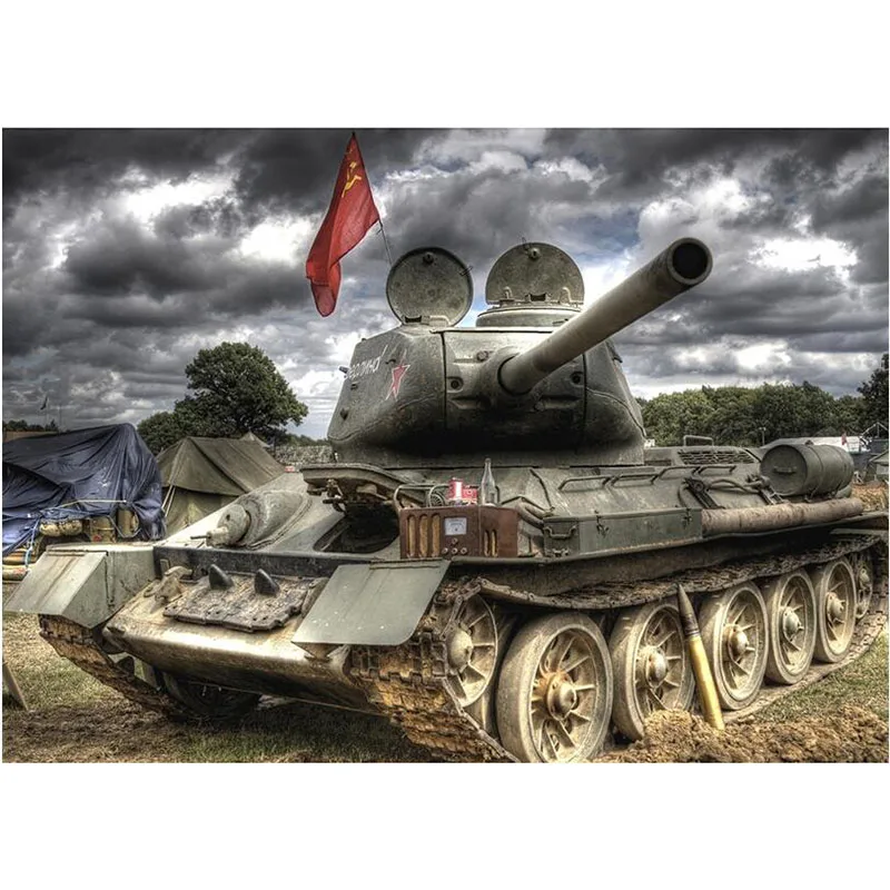 Набор для алмазной вышивки Война и танка v1197 | Дом сад