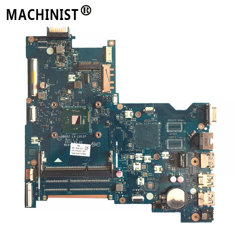 الأصلي ل جناح HP 250 G4 15-AC اللوحة المحمول N3050 CPU DDR3 816433-501 816433-601 816433-001 ABQ52 LA-C811P