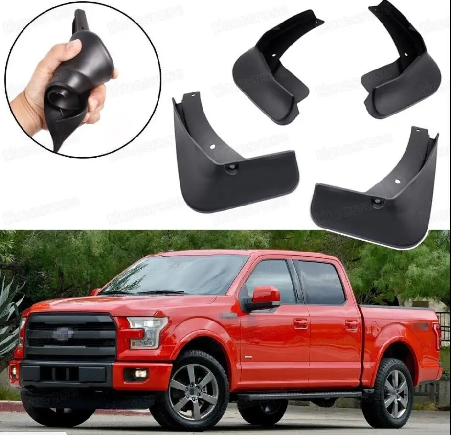 Car Mud Flaps Splash Guard Fender Mudguard for Frd F 150 2015 2017