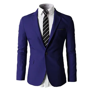 New Men's Blazer Solid Color Single Button Comfortable Suit Jacket Men's Prom Dress Men's Business Formal Jacket New Men's Blazer Solid Color Single Button Comfortable Suit Jacket Men's Prom Dress Men's Business Formal Jacket