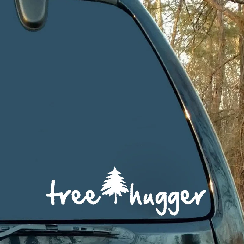 

19,4 см * 6,3 см прочный светильник дыхательный ток дерево Hugger виниловая Автомобильная наклейка изящная оконная наклейка