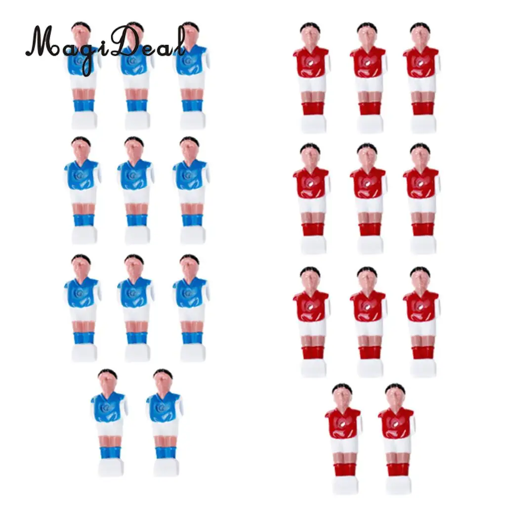 

MagiDeal 22 Pieces Foosball Man Table Soccer Man Player Replacement Parts
