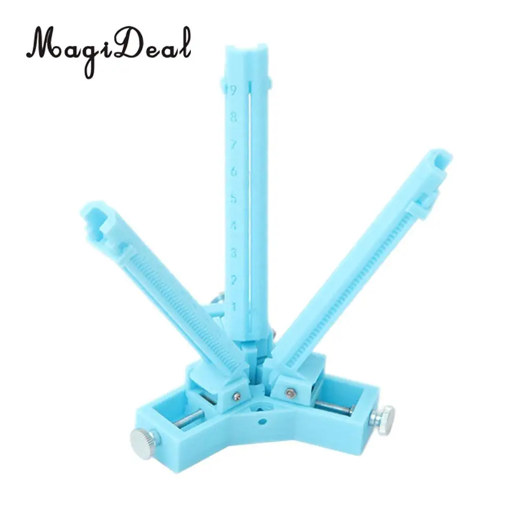 MagiDeal Archery Fletching Jig Vanes Stick Rubber Fletches DIY Arrow Shaft Adjustable