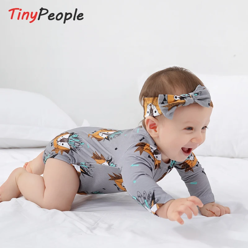 TinyPeople 2020 милый детский комбинезон с героями мультфильмов хлопковый длинными