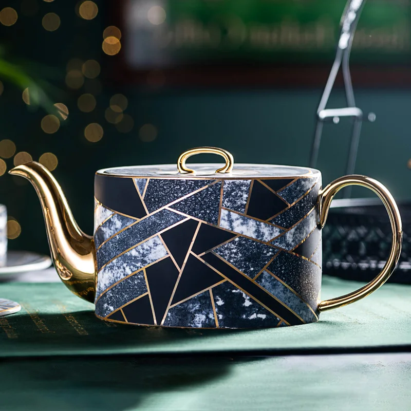 Yolife китайский керамический заварочный чайник, Прекрасный фарфор, большой объем, послеобеденный чайник для свадебного подарка, 900 мл