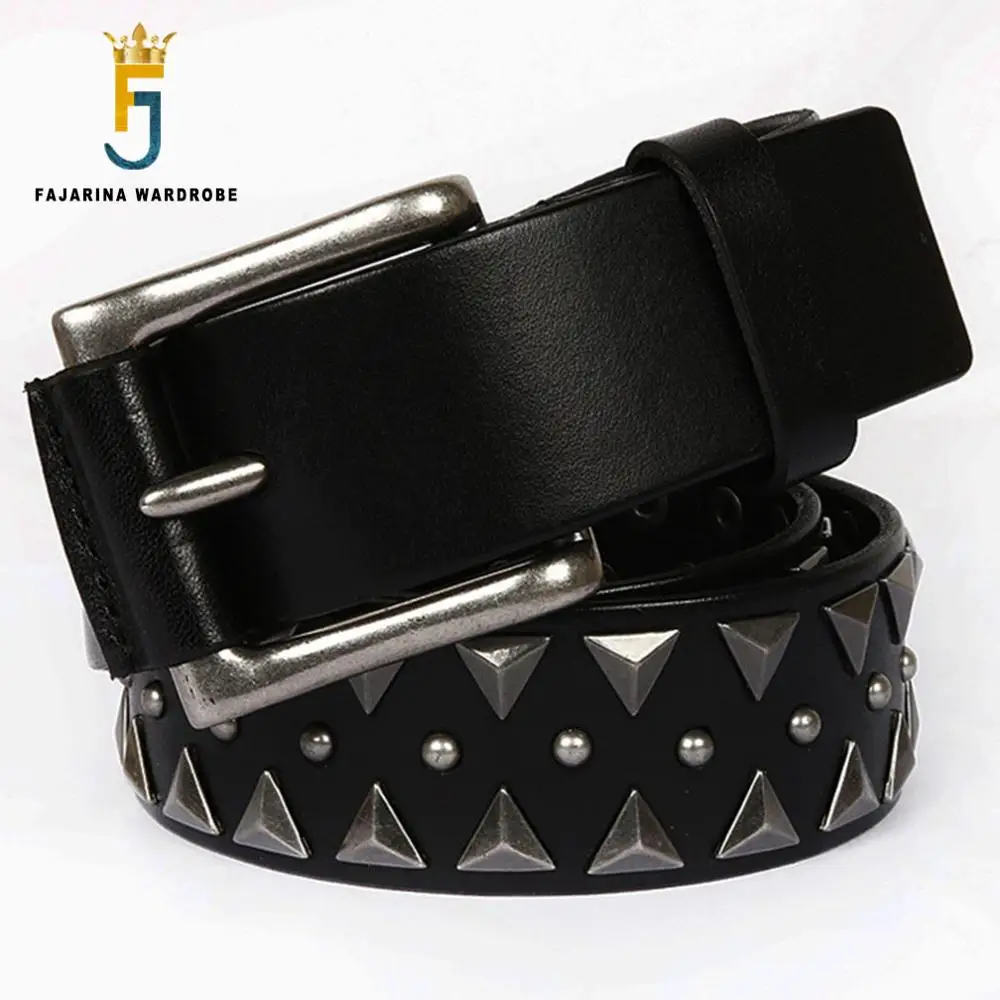 Ремень из воловьей кожи в стиле ретро 38 мм|pins belt|leather belt accessoriesbelt accessories |