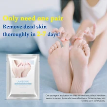 LANBENA отшелушивающая маска для ног одна пара тщательно удаляет омертвевшую кожу 2-7 дней маска для ног пилинг кутикул пятки