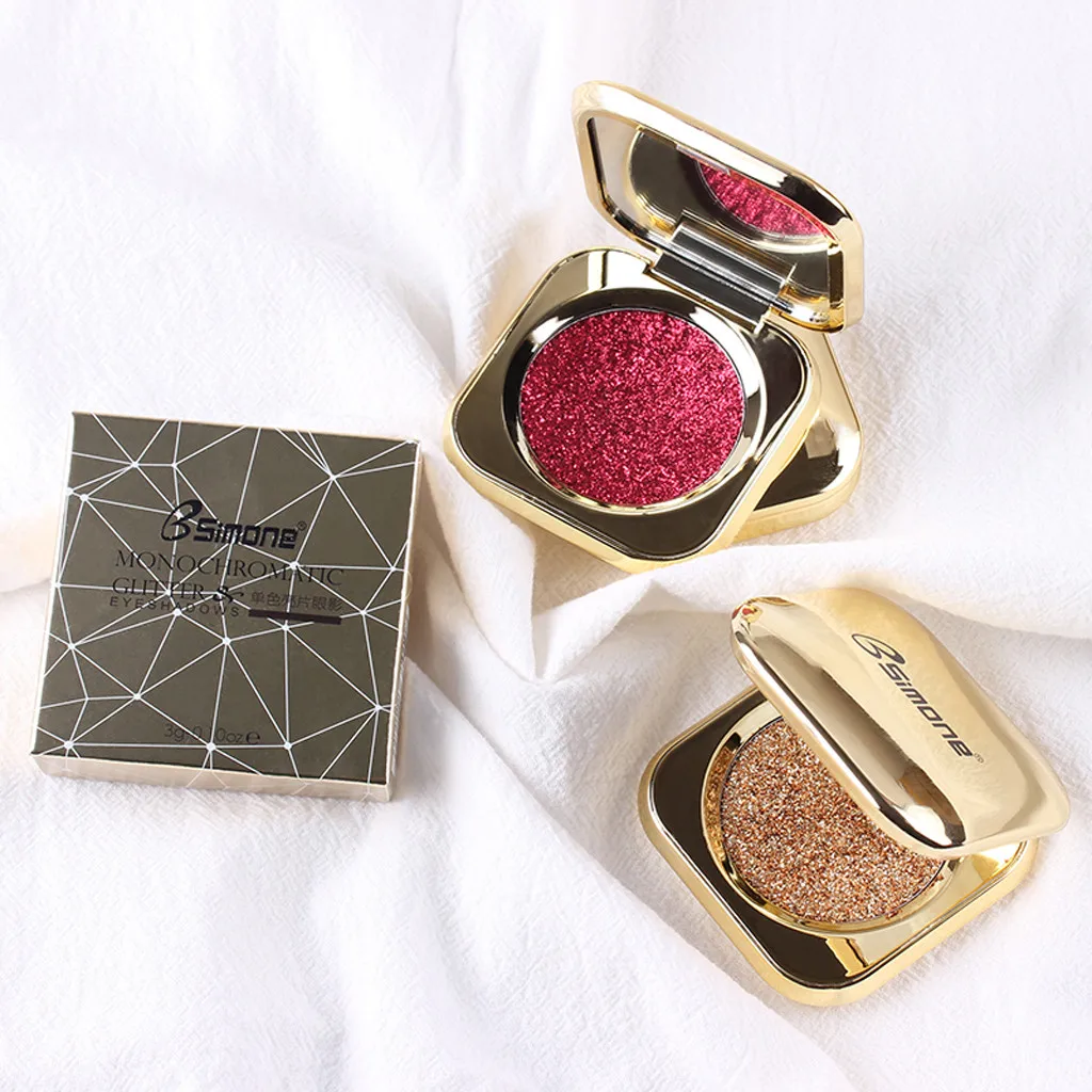 

Monochrome Eye Shadow Persistent Colouring Highlights Beauty Gold Eyeshadow