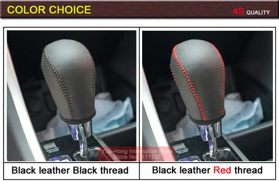 Yuji-Hong автомобильные чехлы для интерьера чехол для hyundai Sonata 8 автоматическое переключение ошейники из натуральной кожи прошитый вручную Чехол черный/красный линии