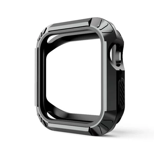 Силиконовый чехол для apple watch 4, 5, ремешок для apple watch, чехол 44 мм, 40 мм, iwatch band series 4 с полным покрытием, защита от падения, бампер - Цвет: 4