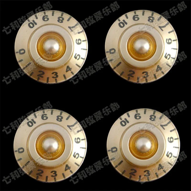 40Pcs Electric Bass Guitar Speed Tone Tuning Knobs volume Control Knobs