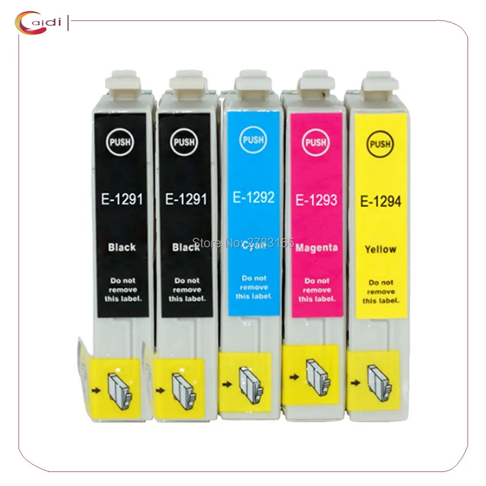 5PCS Compatible T1291 T1294 T129 E 1291 Ink cartridges for Epson Stylus