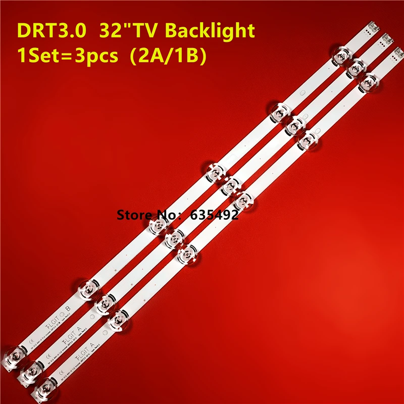 Новые 3 предмета в комплекте(2A+ 1B) светодиодный подсветка 6 лампы для LG DRT3.0 3" ТВ 32MB27VQ 6916l-1974A 1975A 1981A 32LB5610 32LB552B 32LF561