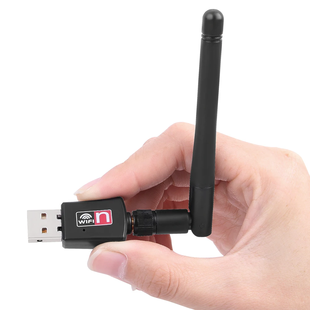 Беспроводной WiFi адаптер 300 Мбит/с 2dbi USB Wifi антенна мини Сетевая LAN Карта 802,11 b/g/n 2,4G Adaptador Wifi приемник