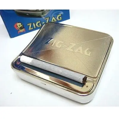 

New 1pcs All In One Automatic Cigarette Roller & Storage Box 70mm Free shipping Cigarette rolling machine