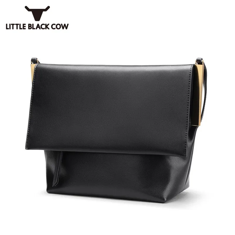 

Designer Brand Ladies Messenger Bags New Fashion Solid Split Leather Shoulder Bags Korean Casual Women Crossbody Bags