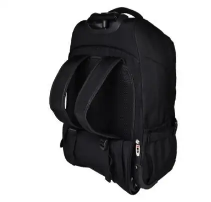 Роллинг рюкзак Для женщин рюкзак-тележка Сумка для путешествий на колесиках Чемодан сумка Для мужчин Бизнес сумка Чемодан рюкзак для чемоданов на колесах
