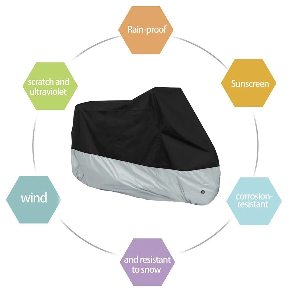 

Outdoor UV Protector Bicycle Dustproof Motorcycle Accessories Raincoat for Waterproof Washable Sunproof Quick dry #3N21